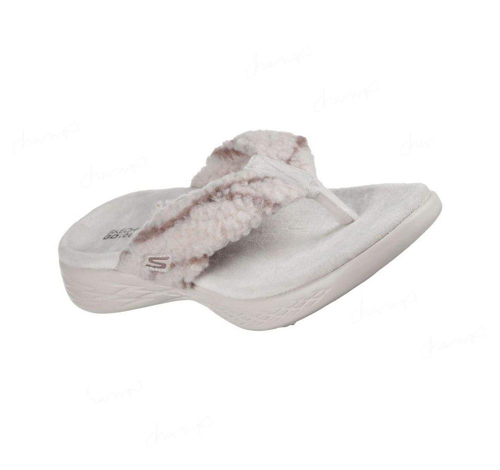 Pantuflas Skechers On-the-GO 600 Lounge - Surreal Mujer Beige | 5T510_AR