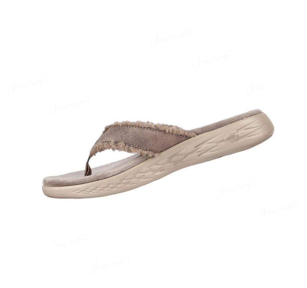 Pantuflas Skechers On-the-GO 600 Lounge - Cozy Love Mujer Marrones | 5T53A_AR