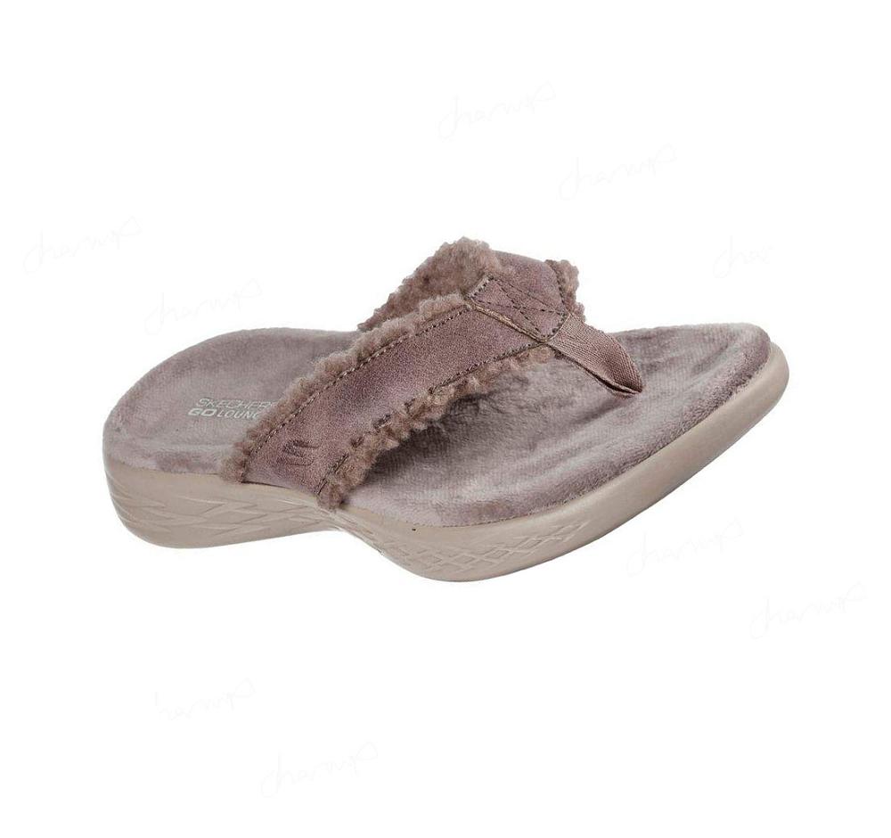 Pantuflas Skechers On-the-GO 600 Lounge - Cozy Love Mujer Marrones | 5T53A_AR