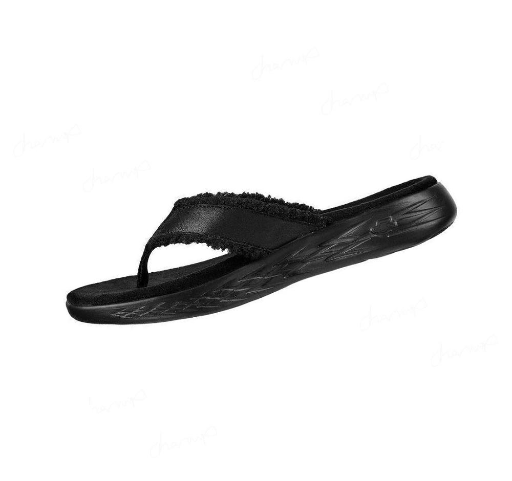 Pantuflas Skechers On-the-GO 600 Lounge - Cozy Love Mujer Negras | 5T55X_AR