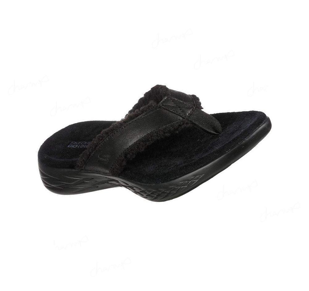 Pantuflas Skechers On-the-GO 600 Lounge - Cozy Love Mujer Negras | 5T55X_AR