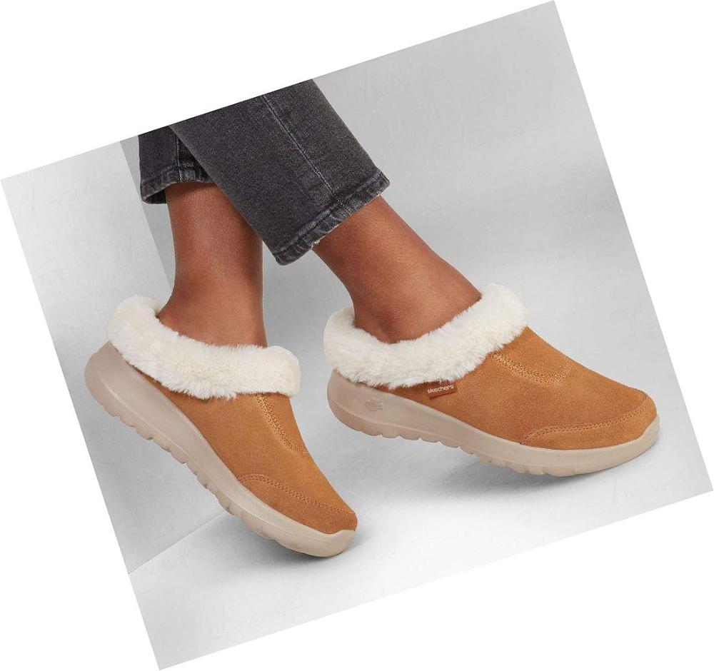 Pantuflas Skechers On-the-GO Joy - Cozy Mujer Marrones | 6030A_AR