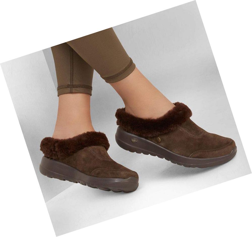 Pantuflas Skechers On-the-GO Joy - Lounge Mujer Chocolate | 6028B_AR