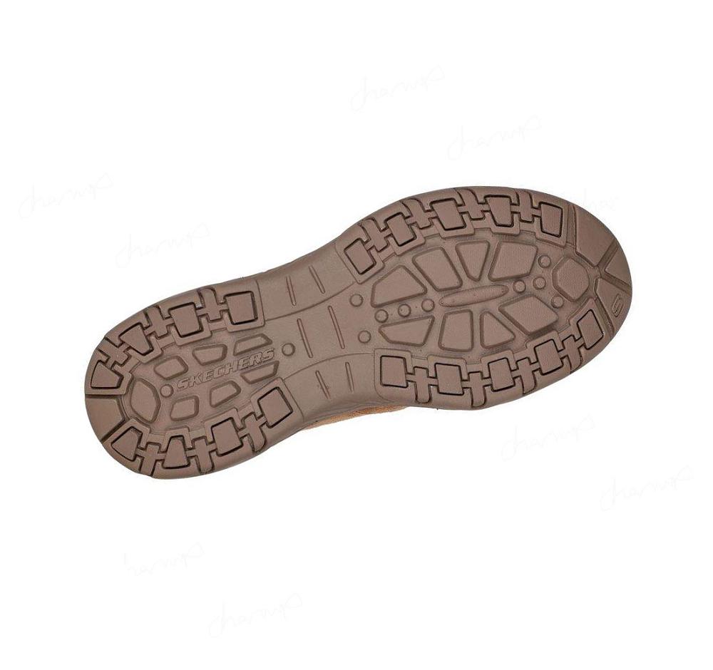 Pantuflas Skechers Relaxed Fit: Creston - Garvis Hombre Marrones | T833A_AR