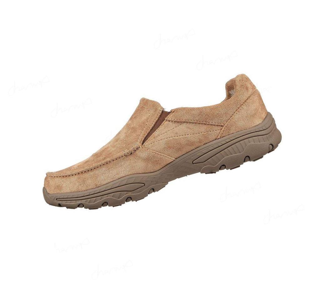 Pantuflas Skechers Relaxed Fit: Creston - Garvis Hombre Marrones | T833A_AR