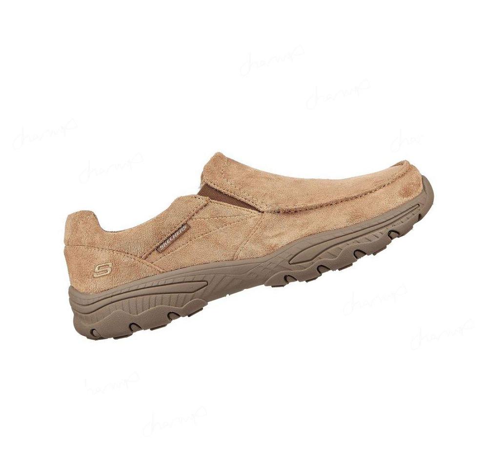 Pantuflas Skechers Relaxed Fit: Creston - Garvis Hombre Marrones | T833A_AR