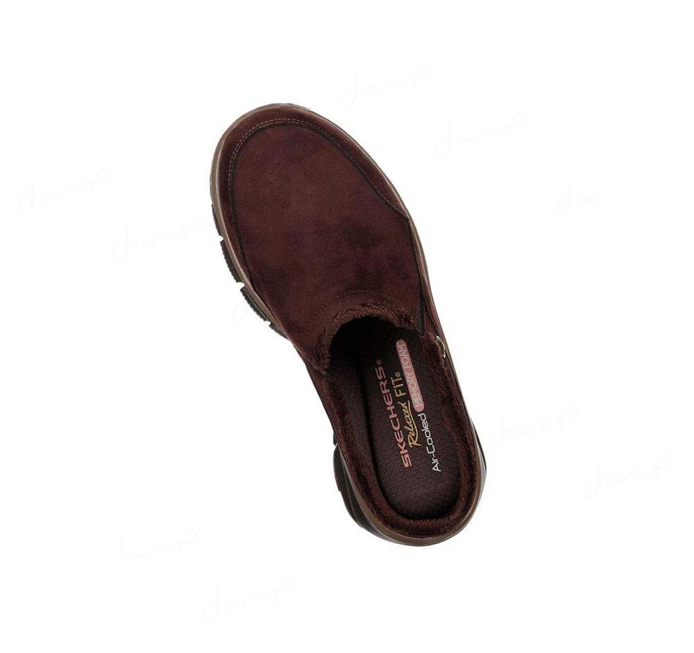 Pantuflas Skechers Relaxed Fit: Easy Going - Latte Mujer Chocolate | 606TX_AR