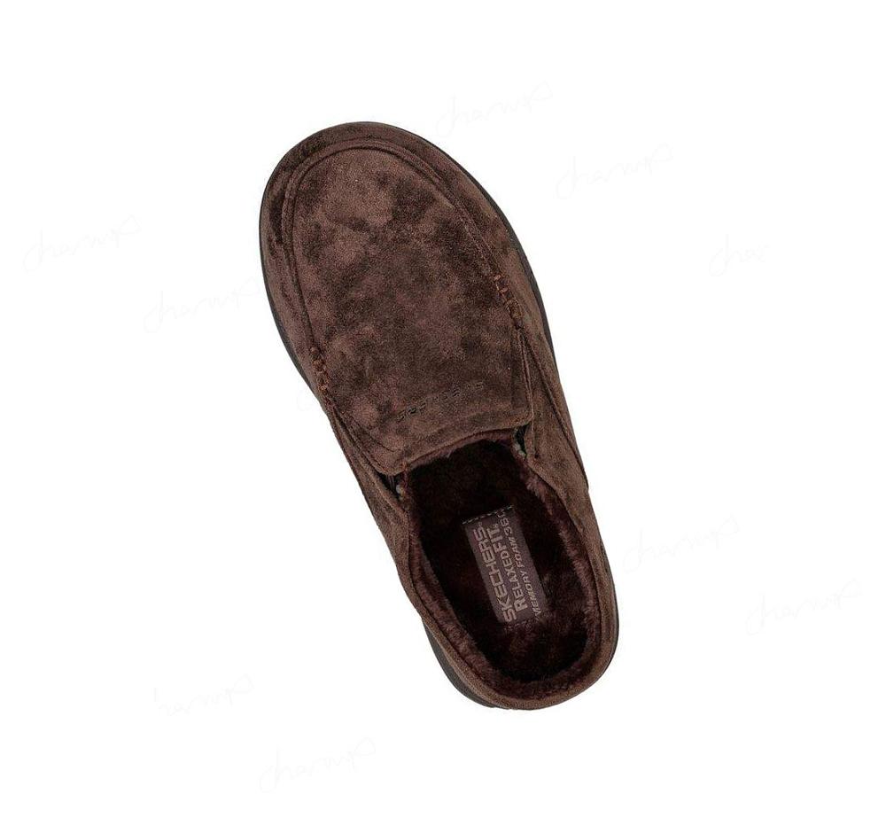 Pantuflas Skechers Relaxed Fit: Expected X - Verson Hombre Chocolate | T908W_AR