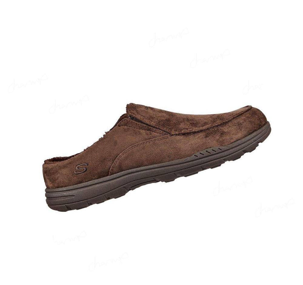 Pantuflas Skechers Relaxed Fit: Expected X - Verson Hombre Chocolate | T908W_AR