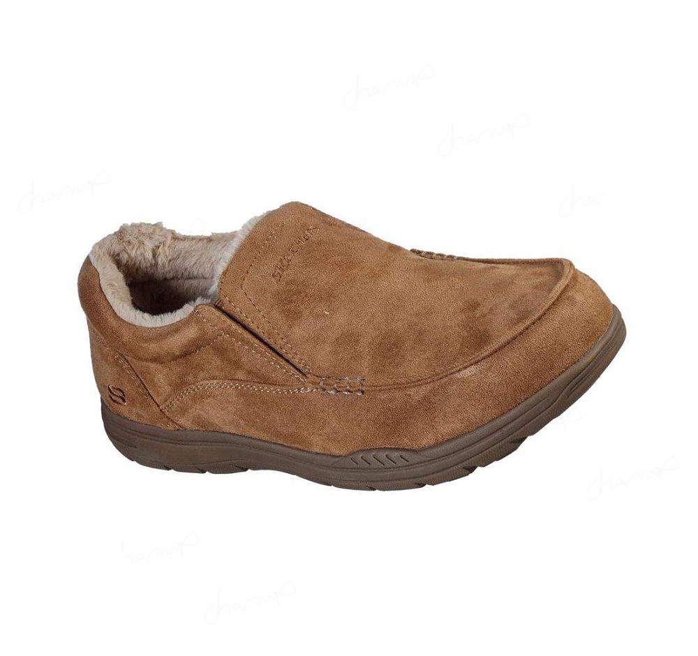 Pantuflas Skechers Relaxed Fit: Expected X - Larmen Hombre Marrones | T933P_AR