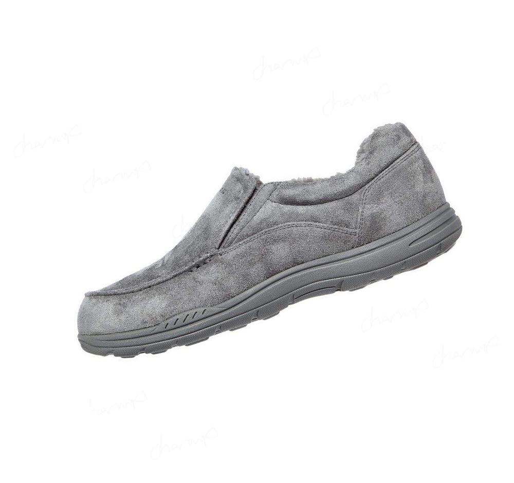 Pantuflas Skechers Relaxed Fit: Expected X - Larmen Hombre Gris | T958K_AR