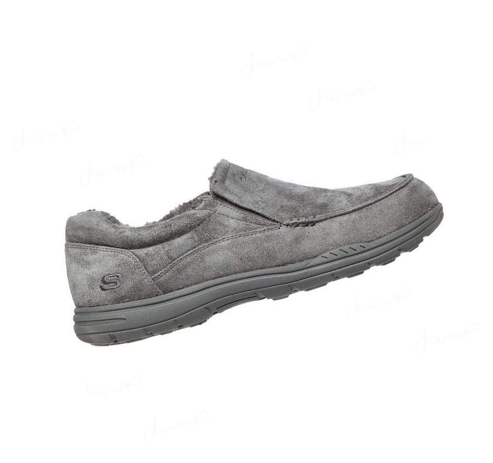 Pantuflas Skechers Relaxed Fit: Expected X - Larmen Hombre Gris | T958K_AR