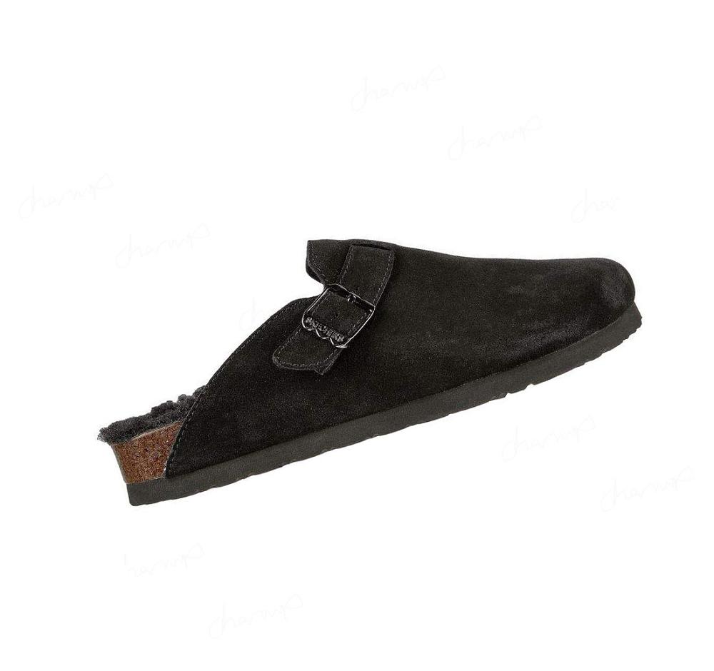 Pantuflas Skechers Relaxed Fit: Granola - Cozzyy Mujer Negras | 6580K_AR