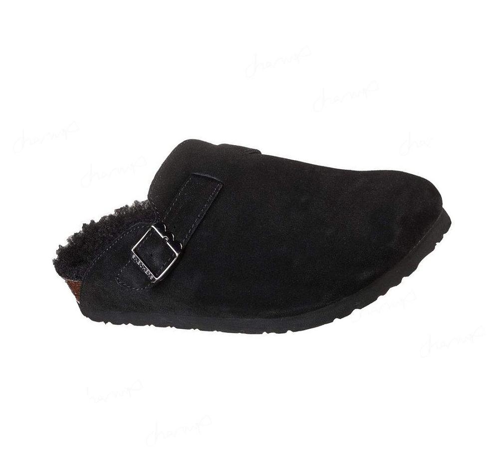 Pantuflas Skechers Relaxed Fit: Granola - Cozzyy Mujer Negras | 6580K_AR