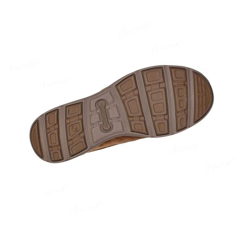 Pantuflas Skechers Relaxed Fit: Harper - Purcell Hombre Marrones | T858L_AR