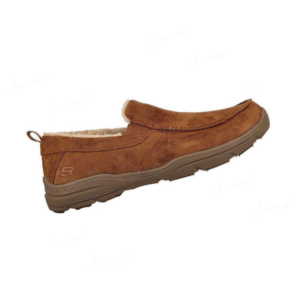 Pantuflas Skechers Relaxed Fit: Harper - Purcell Hombre Marrones | T858L_AR