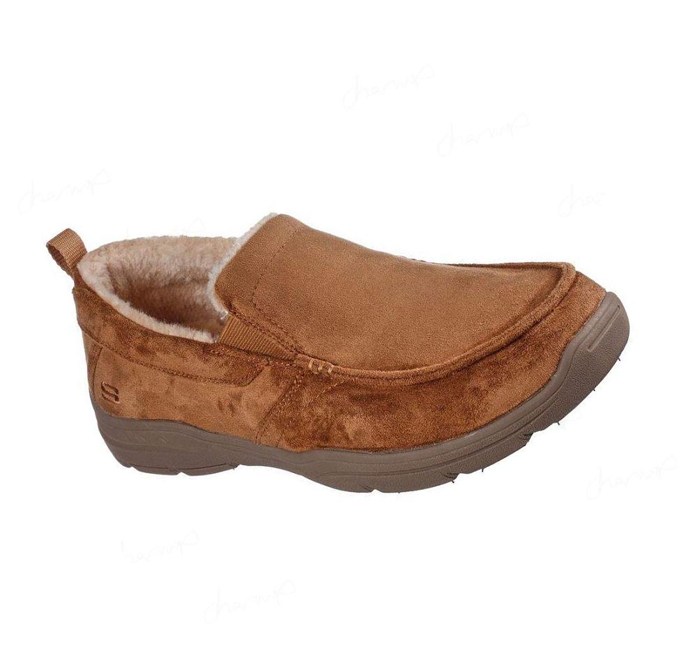 Pantuflas Skechers Relaxed Fit: Harper - Purcell Hombre Marrones | T858L_AR