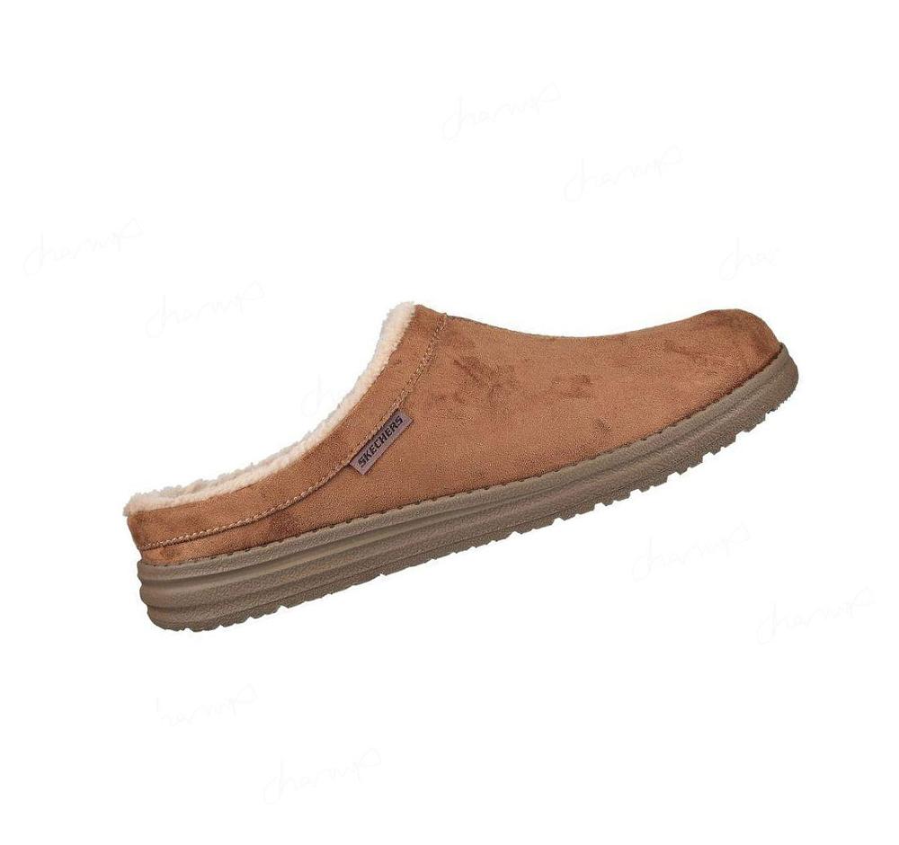 Pantuflas Skechers Relaxed Fit: Melson - Harmen Hombre Marrones | T583D_AR