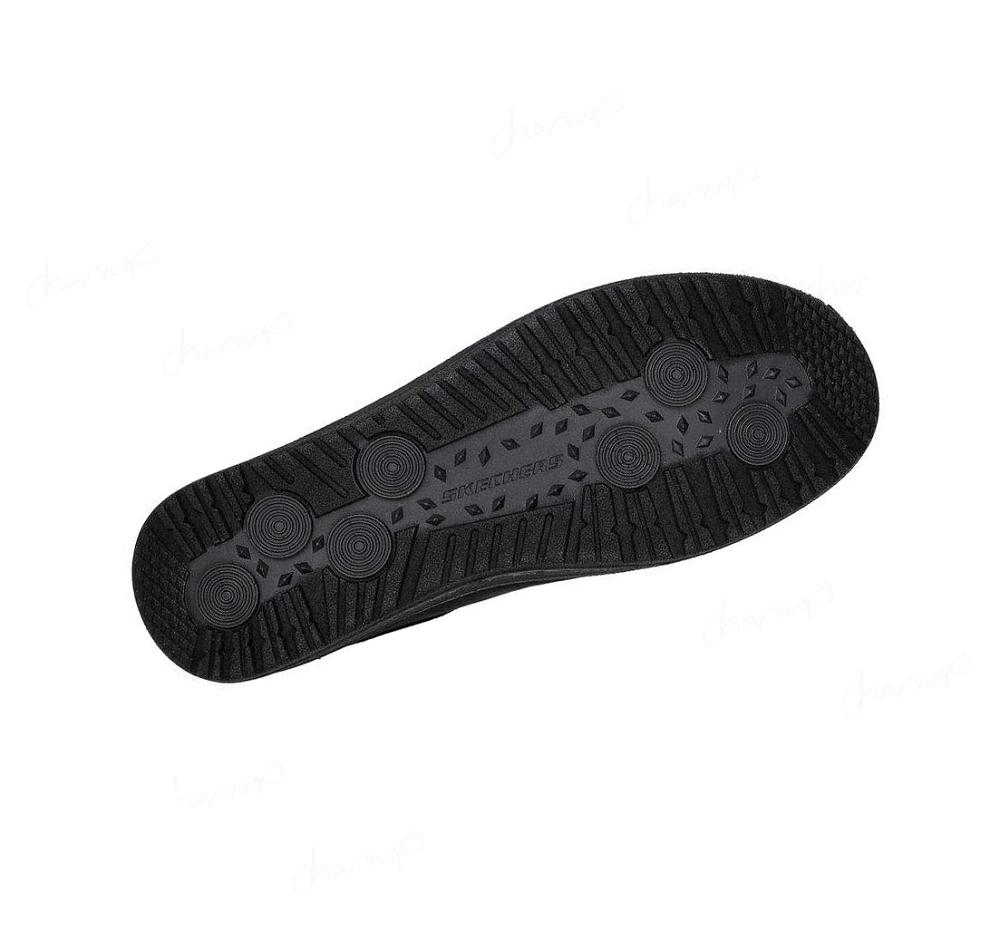 Pantuflas Skechers Relaxed Fit: Melson - Harmen Hombre Negras | T608C_AR