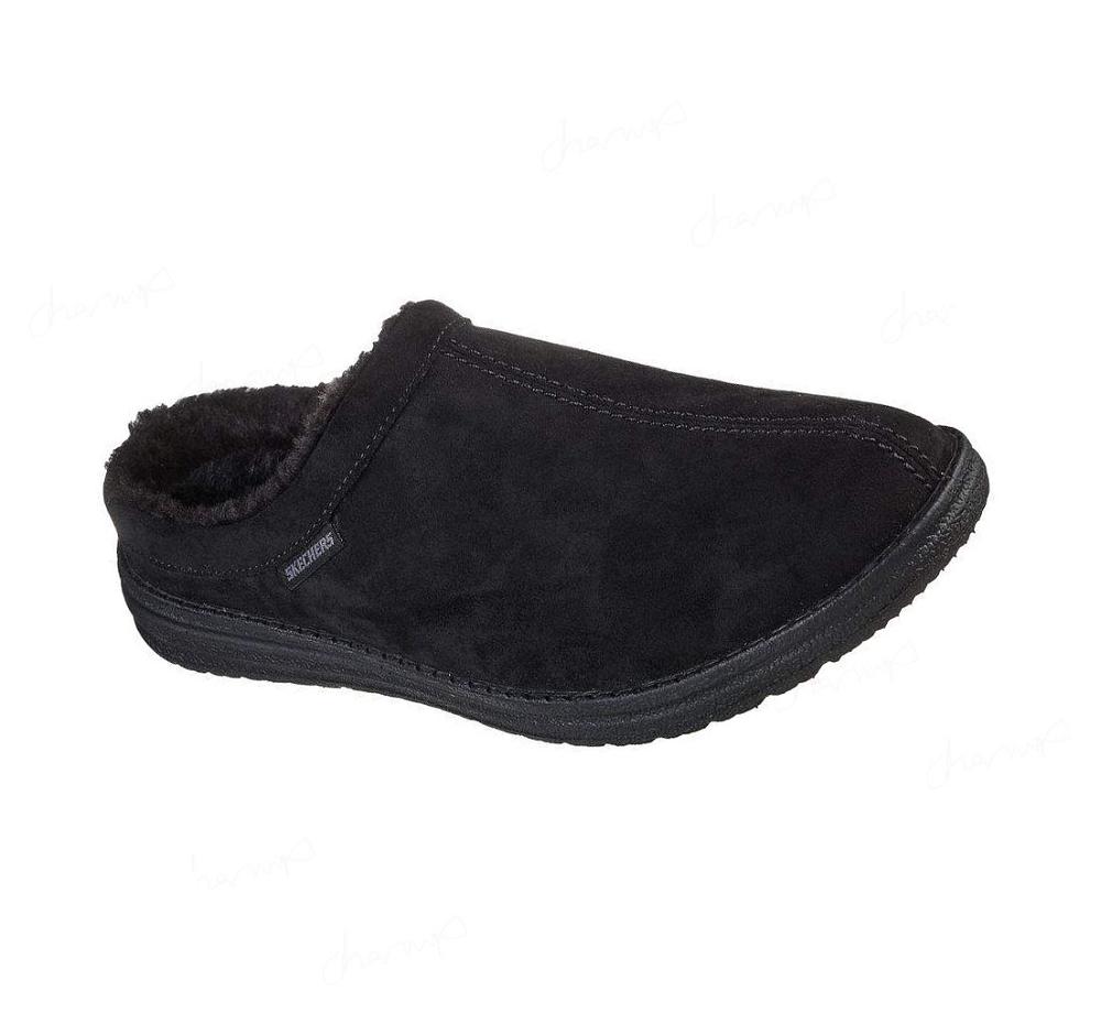 Pantuflas Skechers Relaxed Fit: Melson - Harmen Hombre Negras | T608C_AR