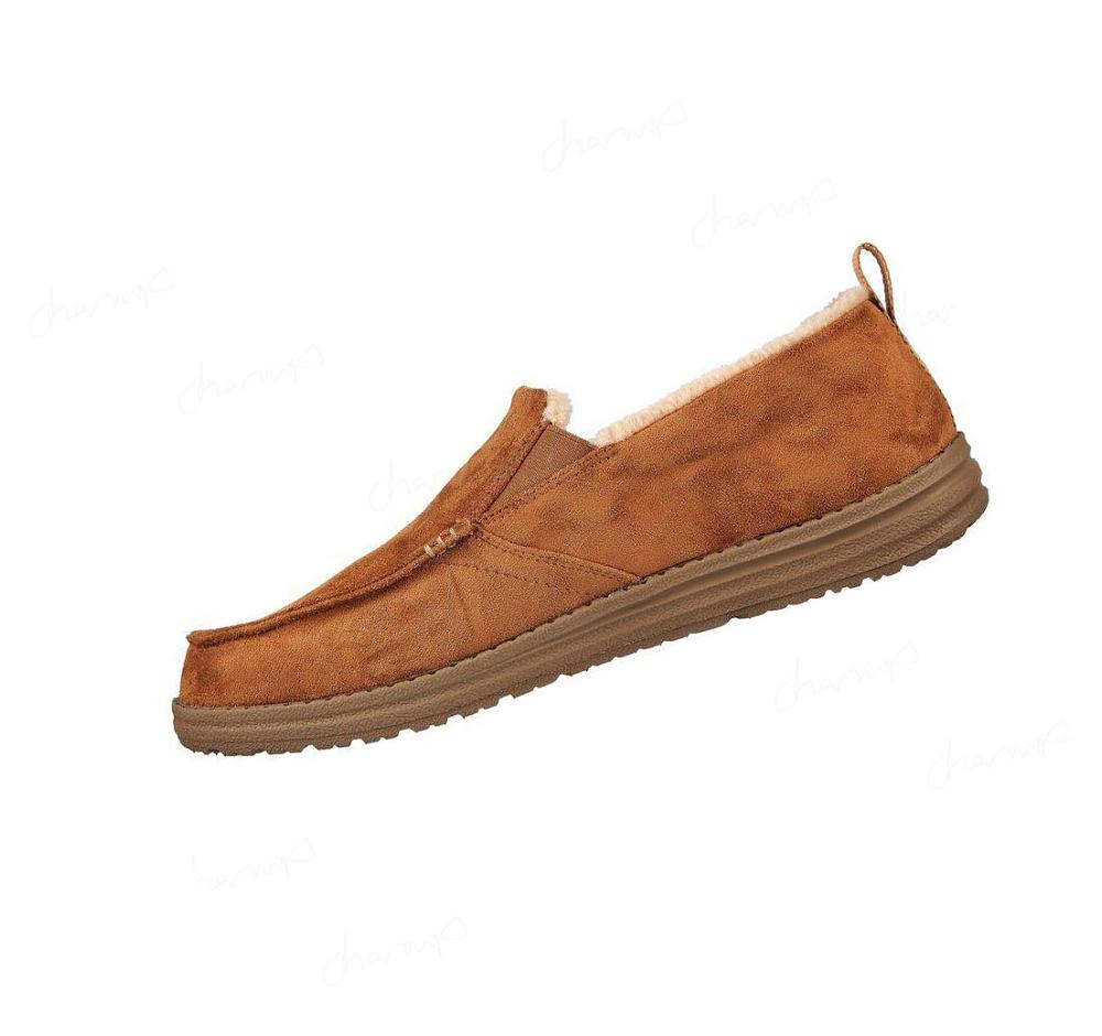 Pantuflas Skechers Relaxed Fit: Melson - Willmore Hombre Marrones | T633B_AR