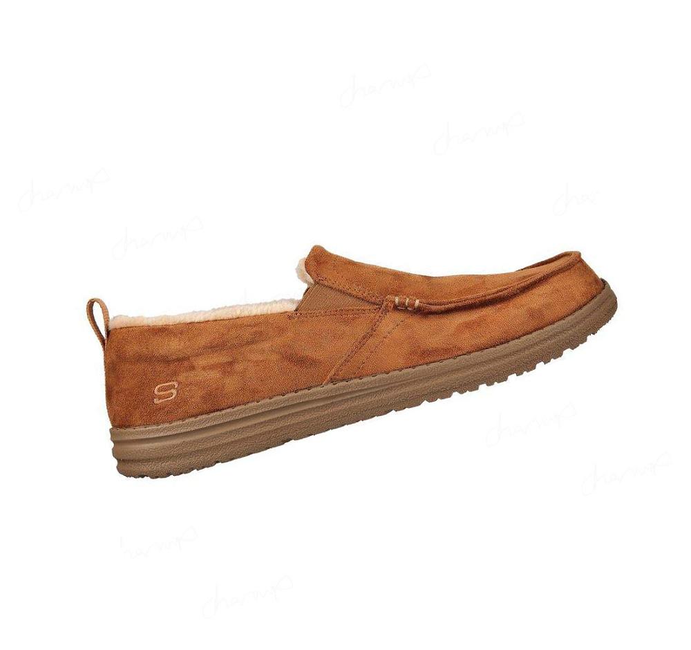 Pantuflas Skechers Relaxed Fit: Melson - Willmore Hombre Marrones | T633B_AR