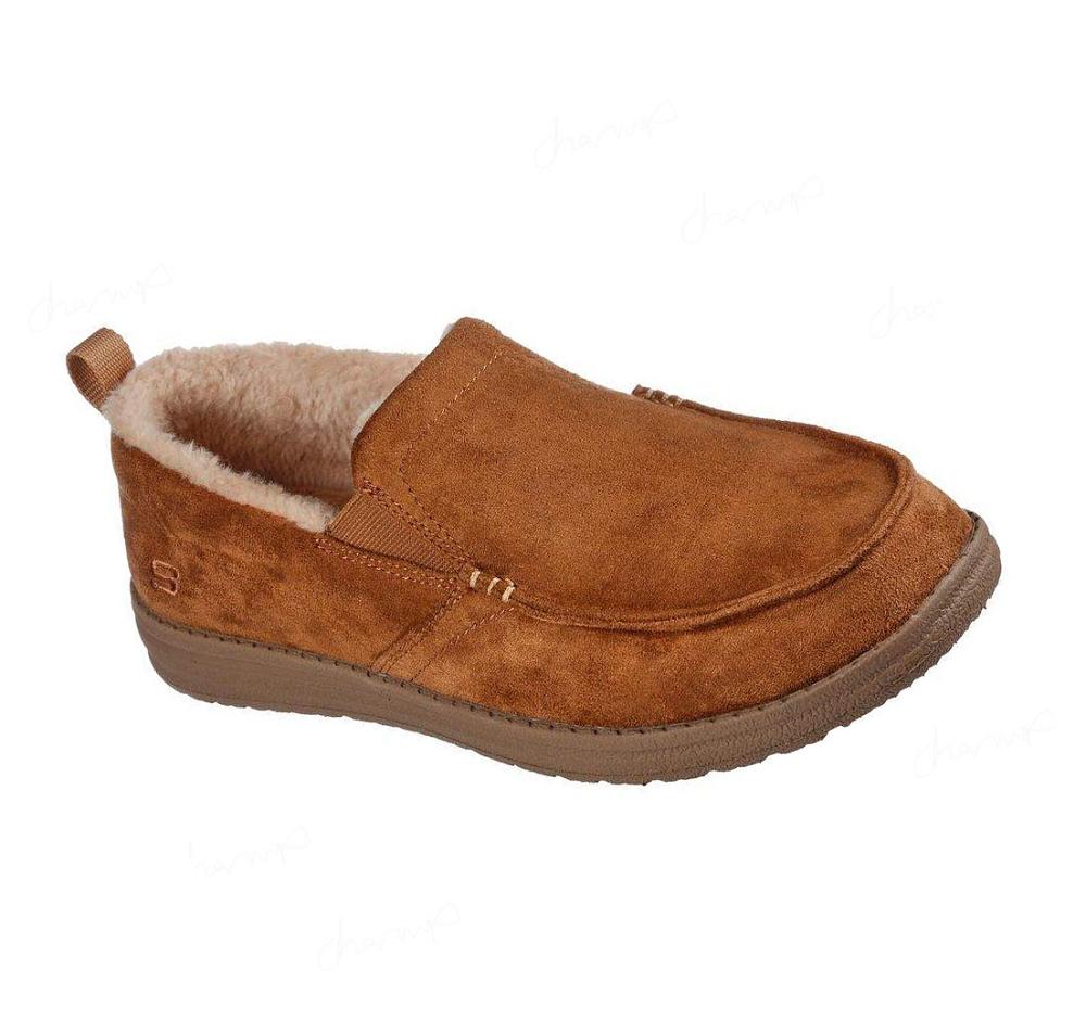 Pantuflas Skechers Relaxed Fit: Melson - Willmore Hombre Marrones | T633B_AR