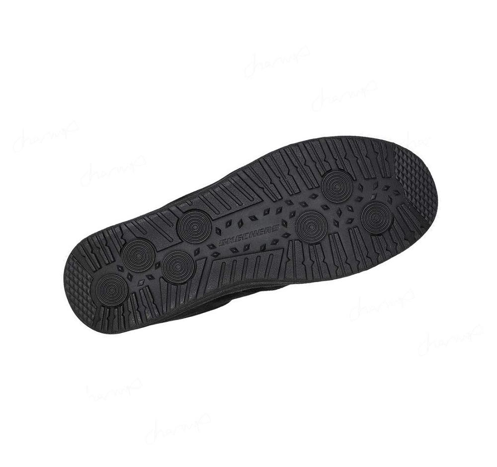 Pantuflas Skechers Relaxed Fit: Melson - Willmore Hombre Negras | T658L_AR