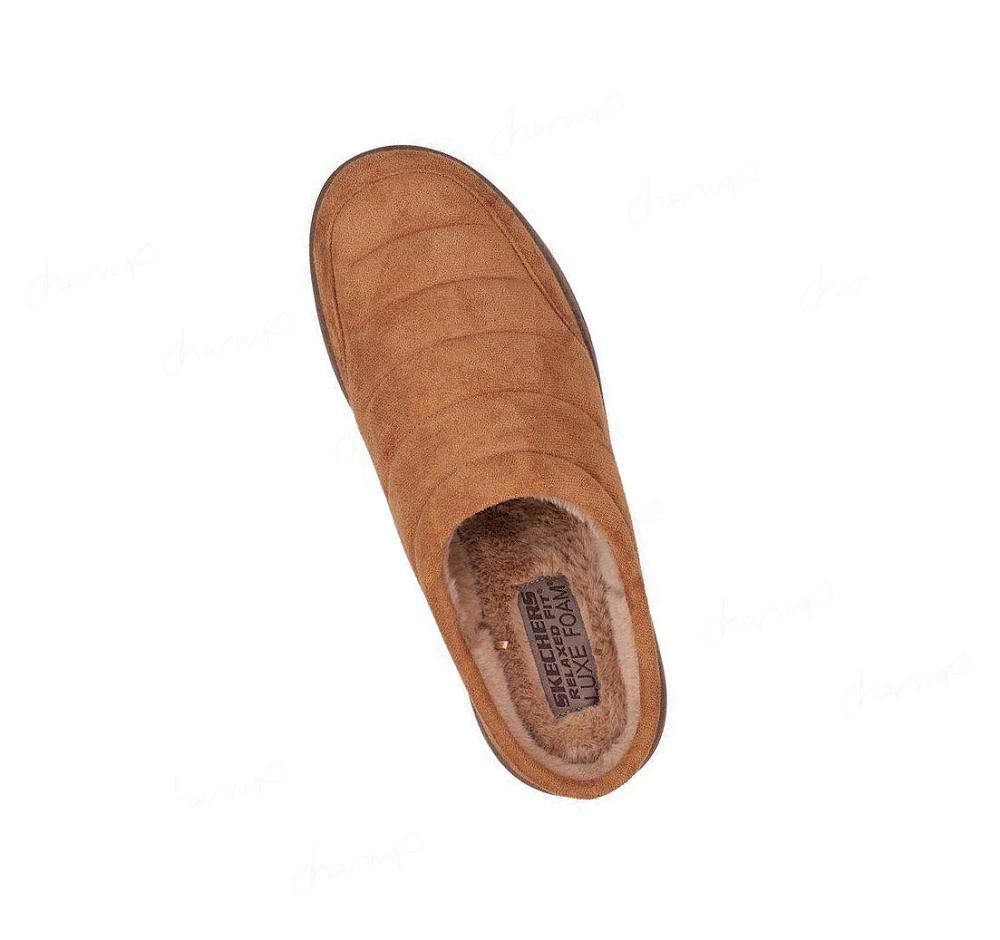 Pantuflas Skechers Relaxed Fit: Murette - Garvanza Hombre Marrones | 8033Q_AR