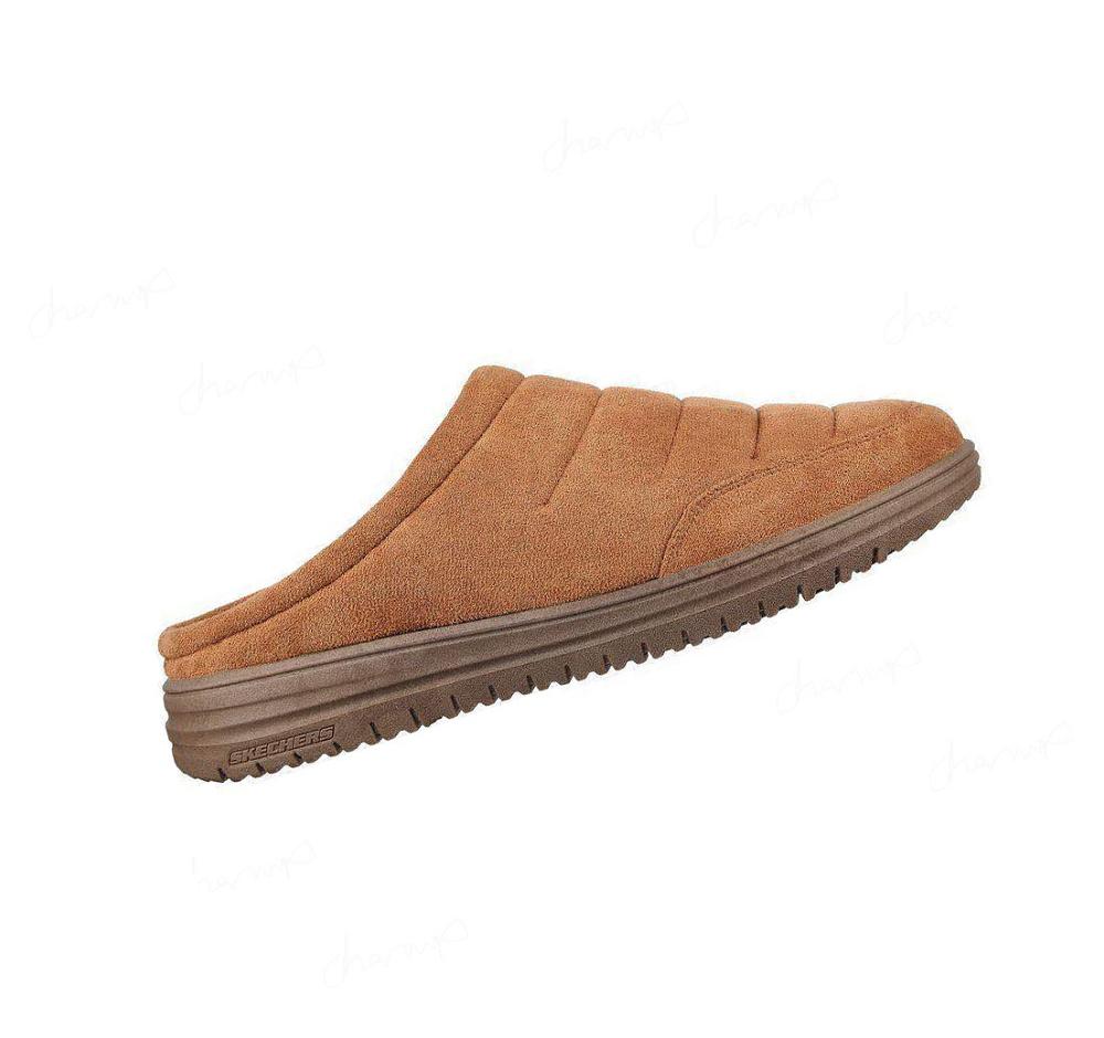 Pantuflas Skechers Relaxed Fit: Murette - Garvanza Hombre Marrones | 8033Q_AR