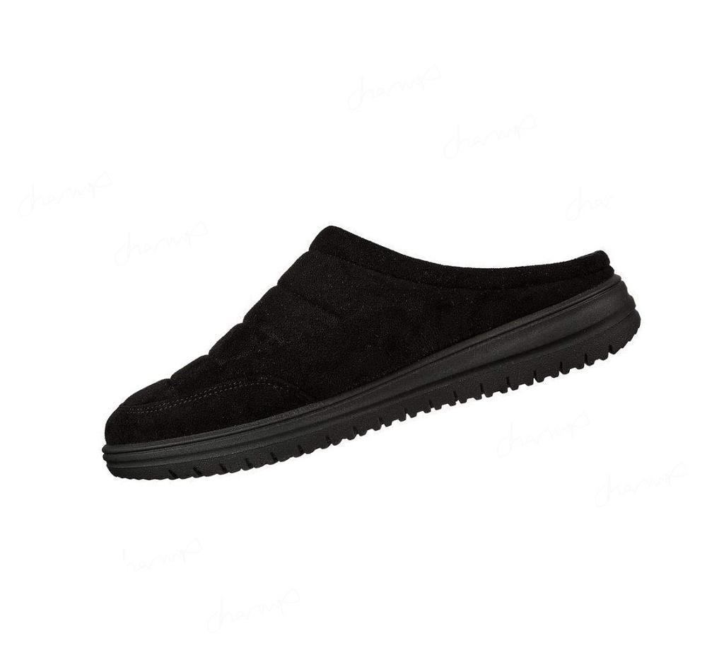 Pantuflas Skechers Relaxed Fit: Murette - Garvanza Hombre Negras | 8058A_AR