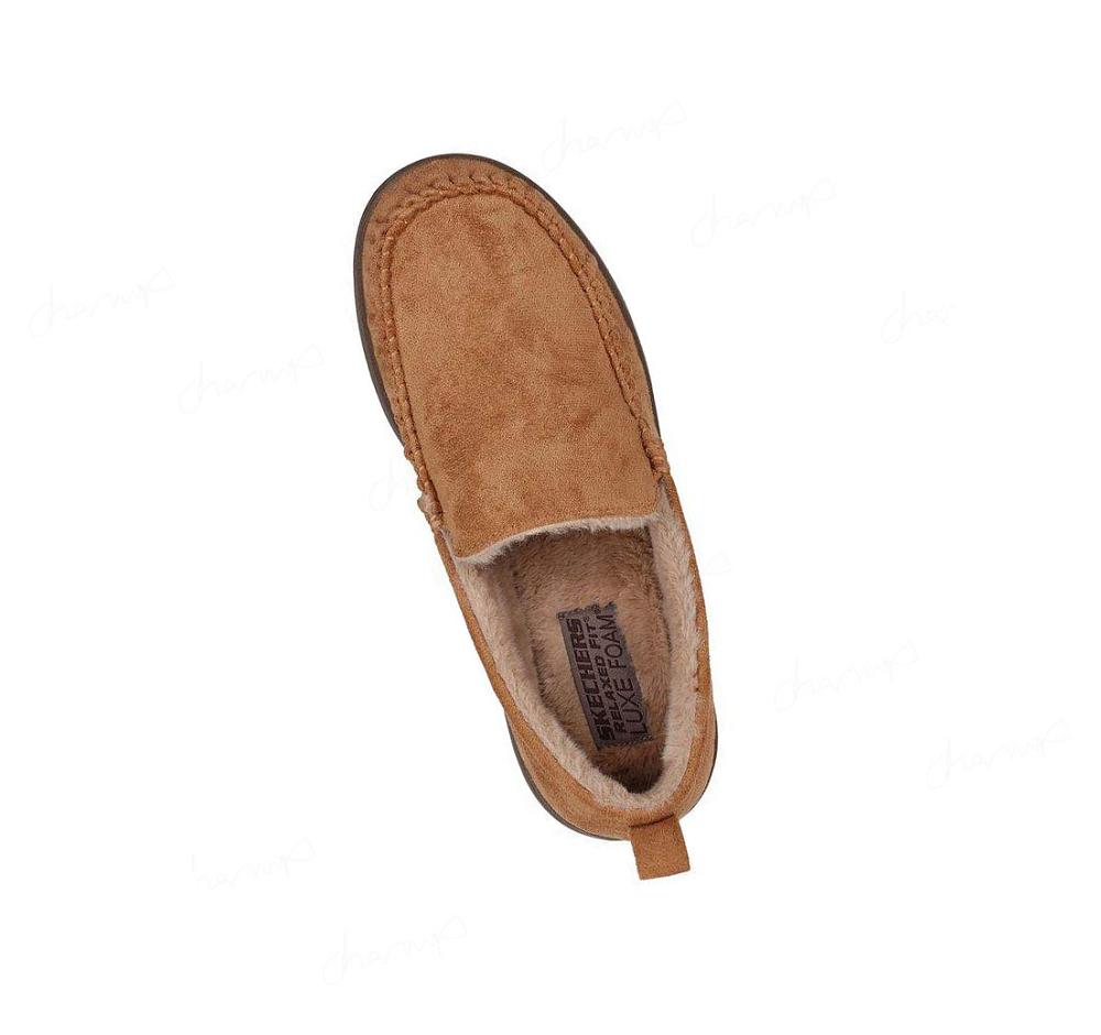 Pantuflas Skechers Relaxed Fit: Murette - Ghetti Hombre Marrones | I009G_AR