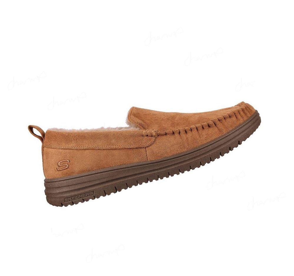 Pantuflas Skechers Relaxed Fit: Murette - Ghetti Hombre Marrones | I009G_AR