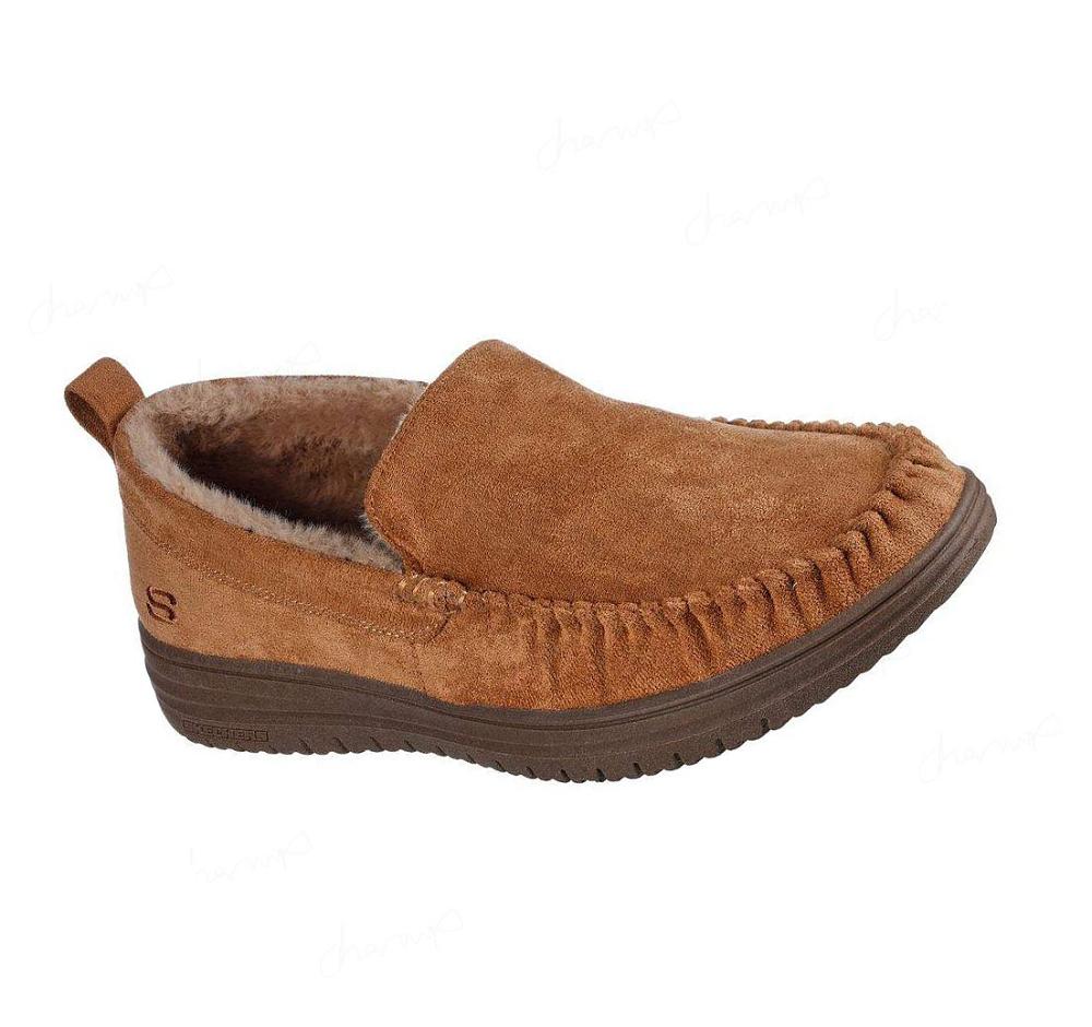 Pantuflas Skechers Relaxed Fit: Murette - Ghetti Hombre Marrones | I009G_AR