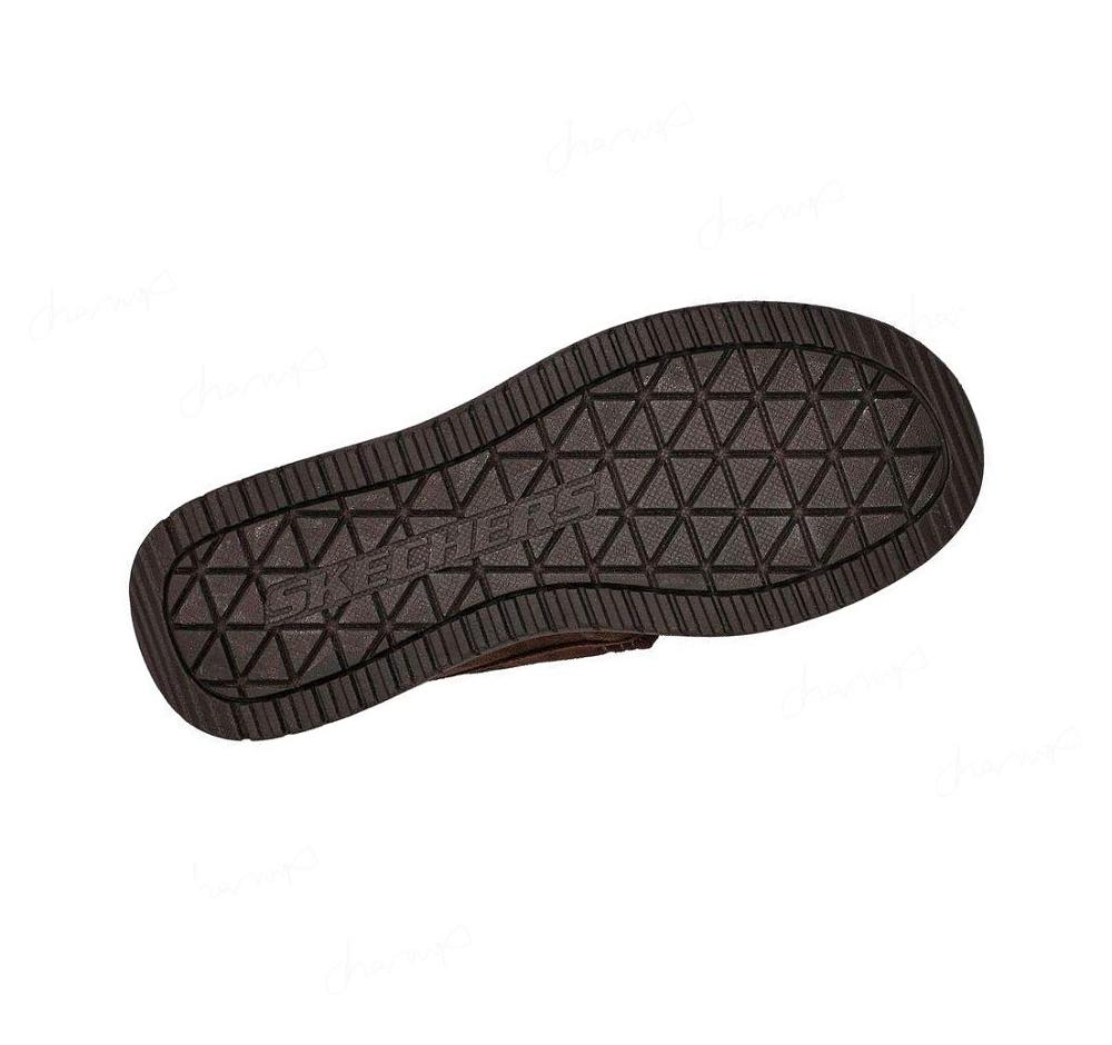 Pantuflas Skechers Relaxed Fit: Murette - Ghetti Hombre Chocolate | I0190_AR