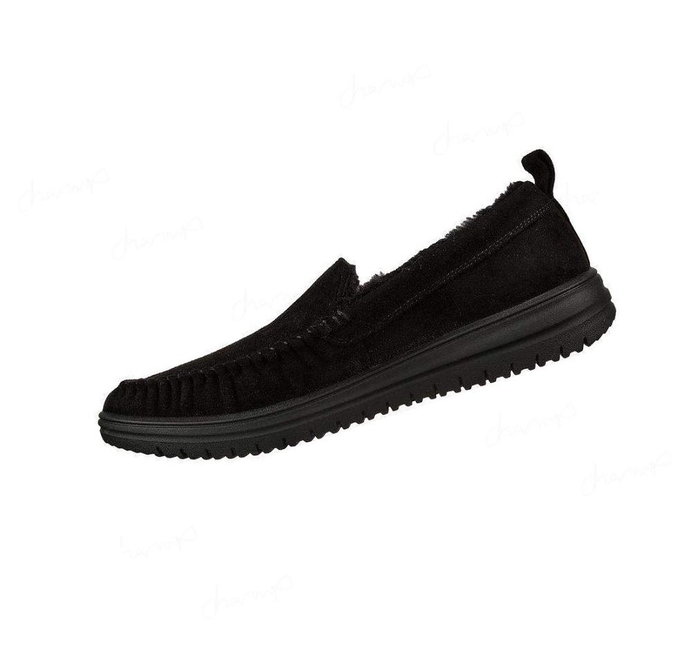 Pantuflas Skechers Relaxed Fit: Murette - Ghetti Hombre Negras | I022L_AR