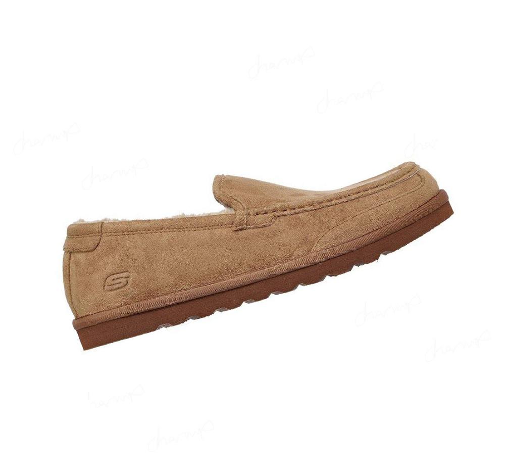 Pantuflas Skechers Relaxed Fit: Renten - Oten Hombre Marrones | T808L_AR