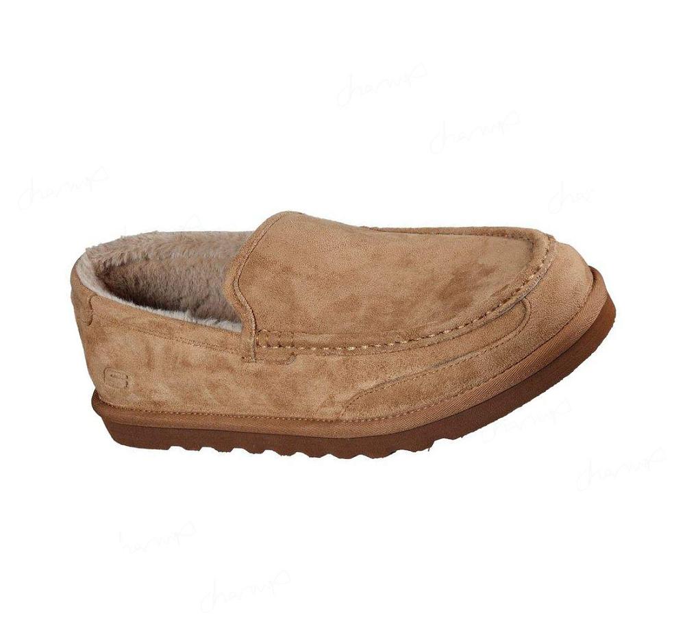 Pantuflas Skechers Relaxed Fit: Renten - Oten Hombre Marrones | T808L_AR