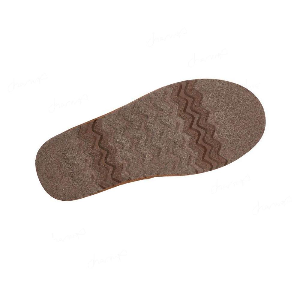 Pantuflas Skechers Relaxed Fit: Renten - Palco Hombre Marrones | TT080_AR