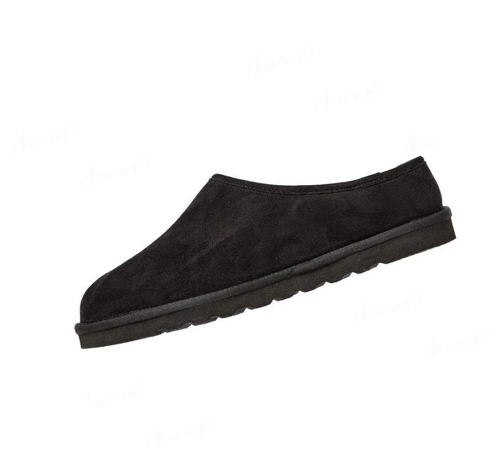 Pantuflas Skechers Relaxed Fit: Renten - Lemato Hombre Negras | TT83X_AR