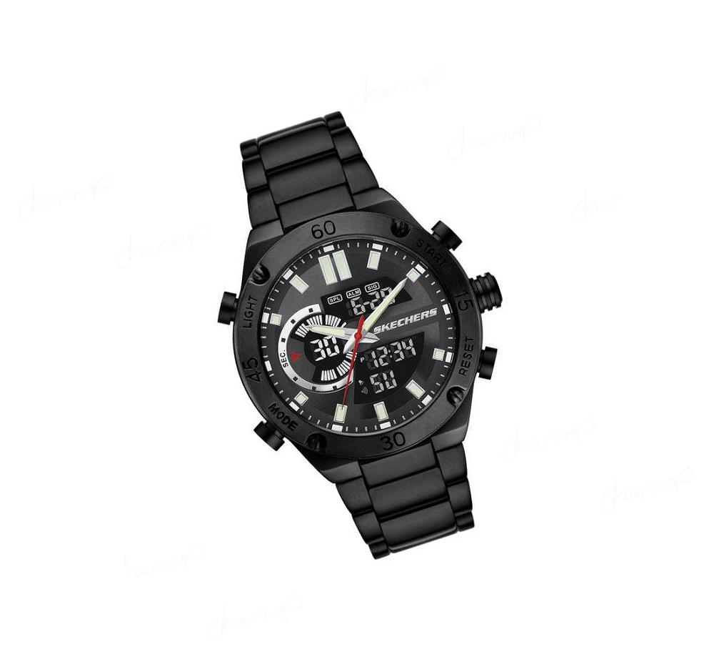 Relojes Skechers Analog Chrono Hombre Negras | A36AA_AR