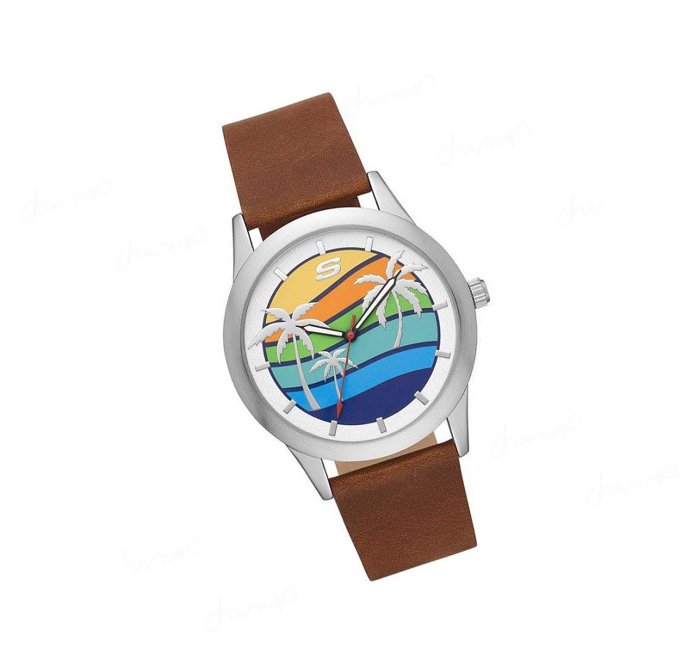 Relojes Skechers Beachtime Hombre Marrones | A26AK_AR