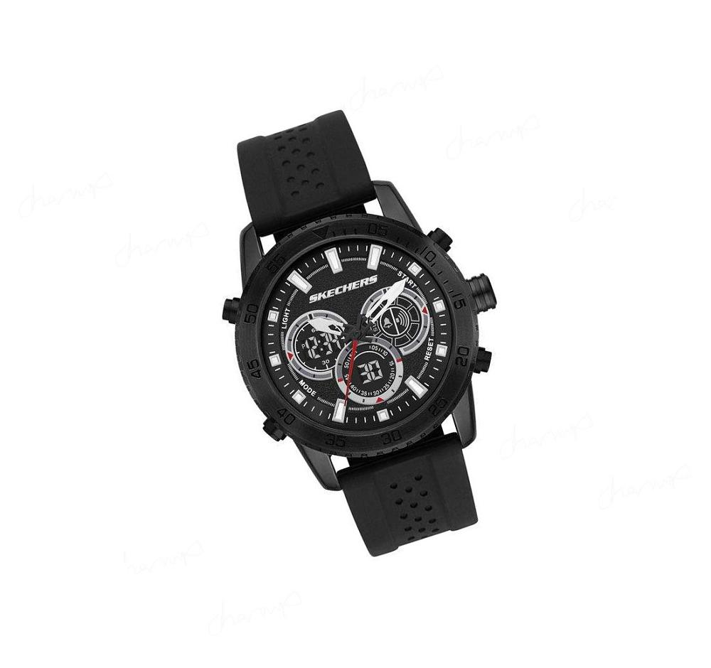 Relojes Skechers Cronógrafo Hombre Negras | A3T5X_AR