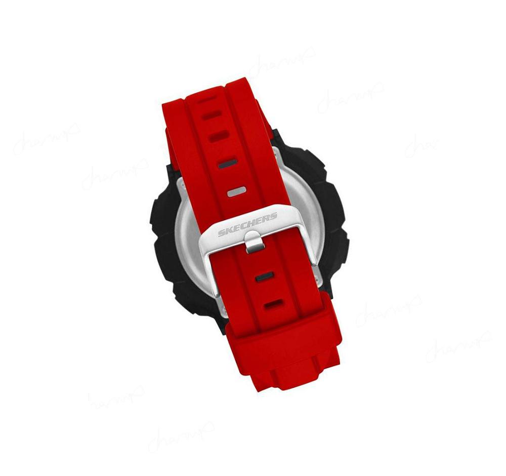 Relojes Skechers Deporte Digital Hombre Rojas | A38TG_AR