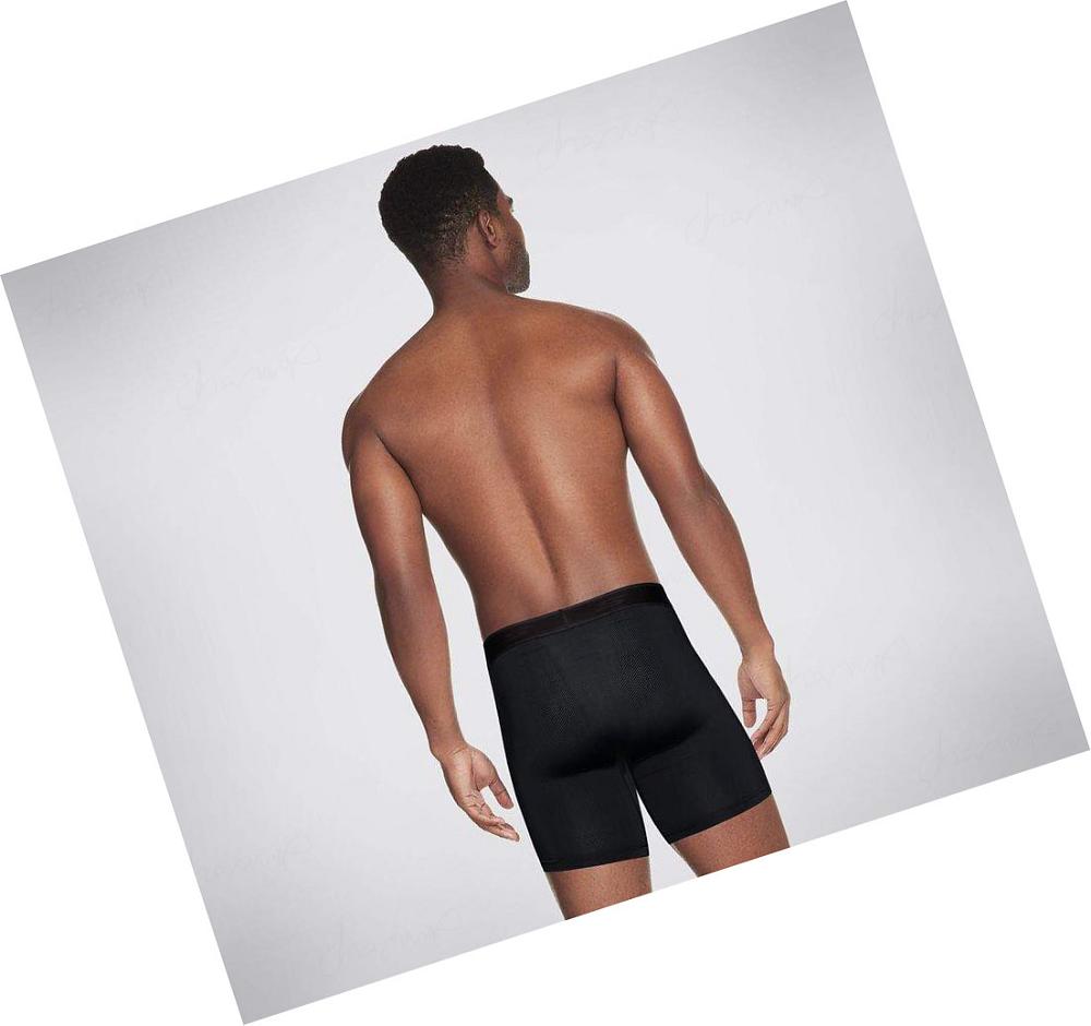 Ropa Interior Skechers Performance Boxer Briefs - 2 Pack Hombre Negras | 3612A_AR