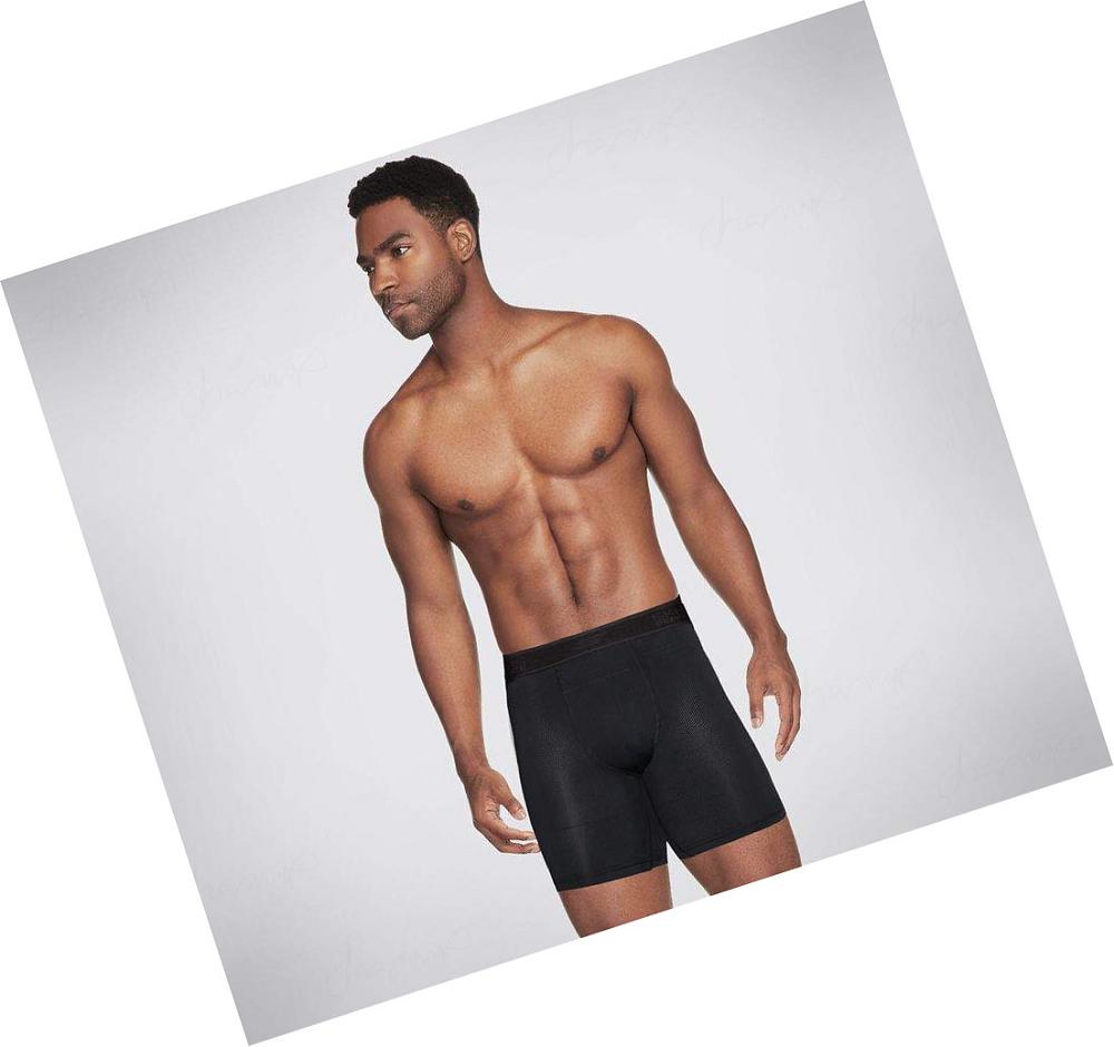 Ropa Interior Skechers Performance Boxer Briefs - 2 Pack Hombre Negras | 3612A_AR