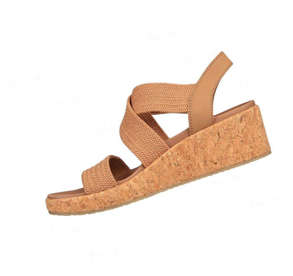 Sandalias Skechers Arch Fit Beverlee - Love Stays Mujer Marrones | 50058_AR