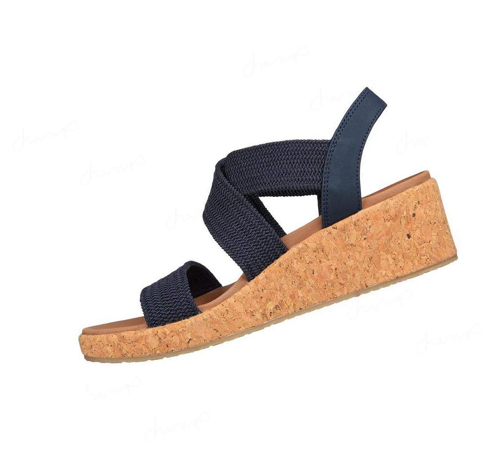 Sandalias Skechers Arch Fit Beverlee - Love Stays Mujer Azul Marino | 501TQ_AR