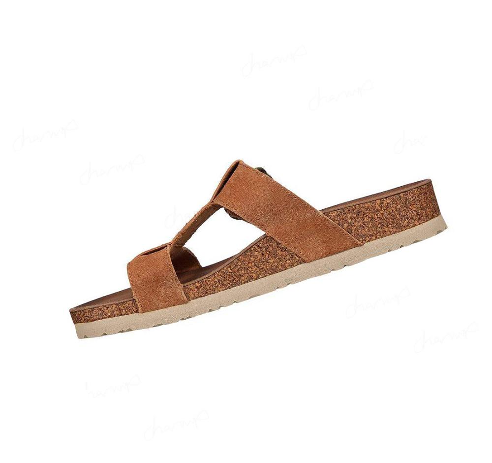 Sandalias Skechers Arch Fit Granola - Sun-Days Mujer Marrones | 51010_AR