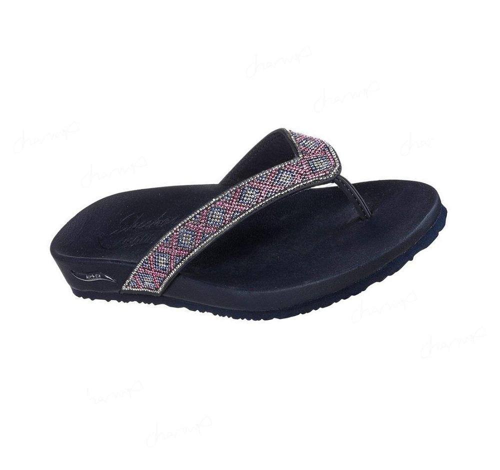 Sandalias Skechers Arch Fit Meditation - Stella Mujer Azul Marino Multicolor | 56038_AR